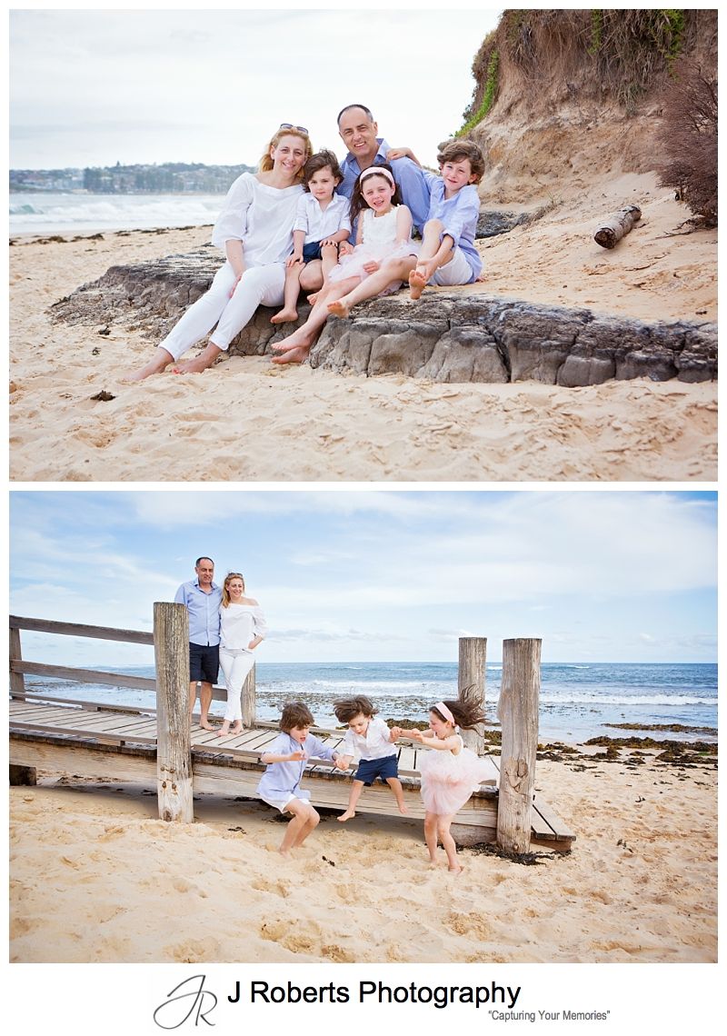 Summer Mini Family Portrait Photography Sydney at Long Reef Beach